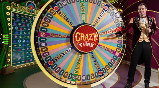 Crazy Time main money wheel